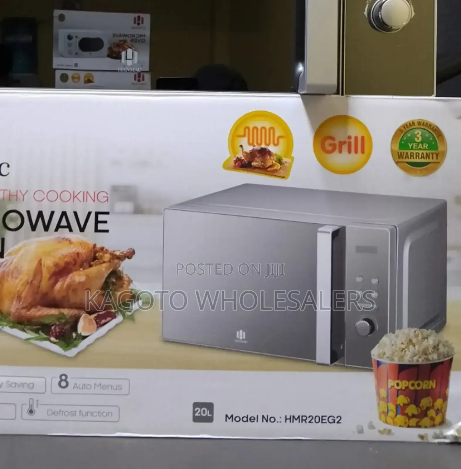 Hanmac 20l Digital Plus Grill Microwave (3 Yr Warranty)M*