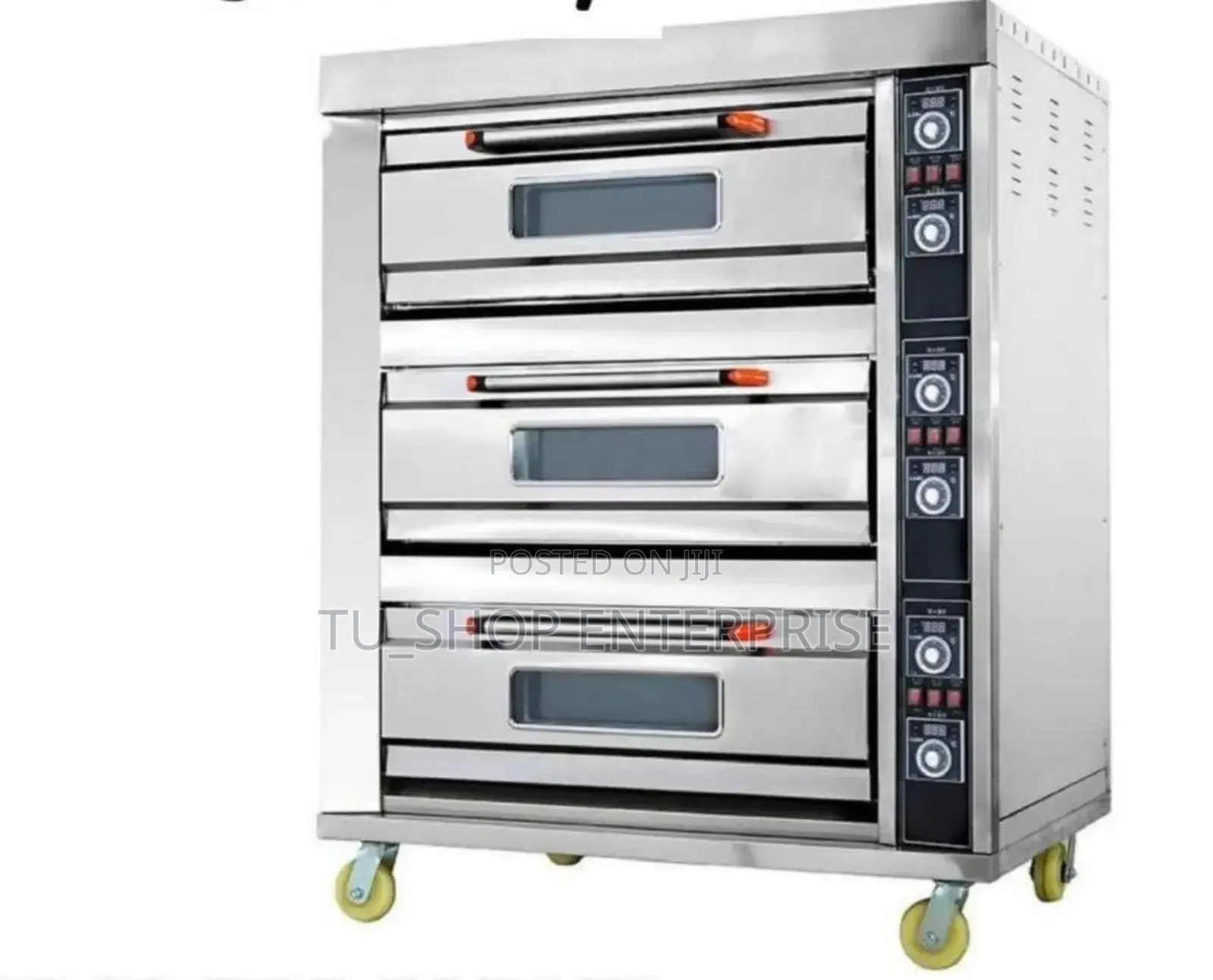 Electric Oven 3 Deck Six Trays