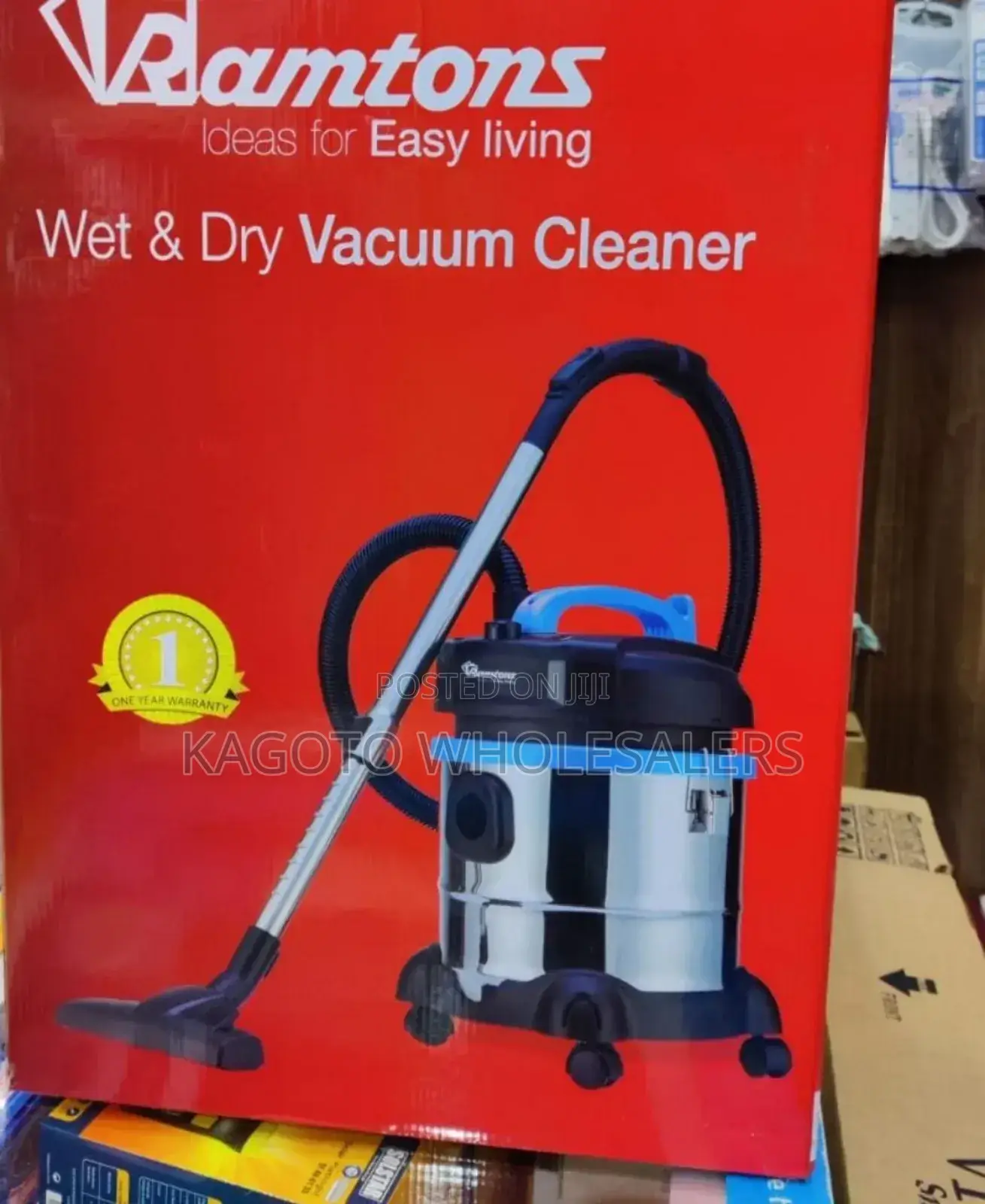 Ramtons 21l Wet and Dry Vacuum Cleaner Rm*Wd21l