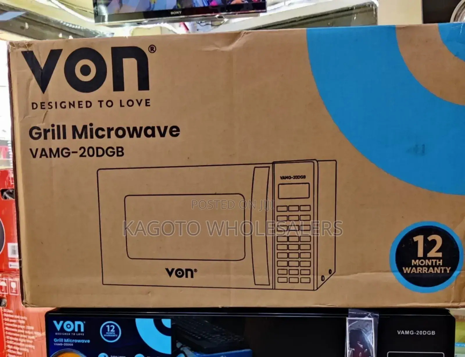 20litres Von Microwave Digital (With Grill) *Vam/Gb