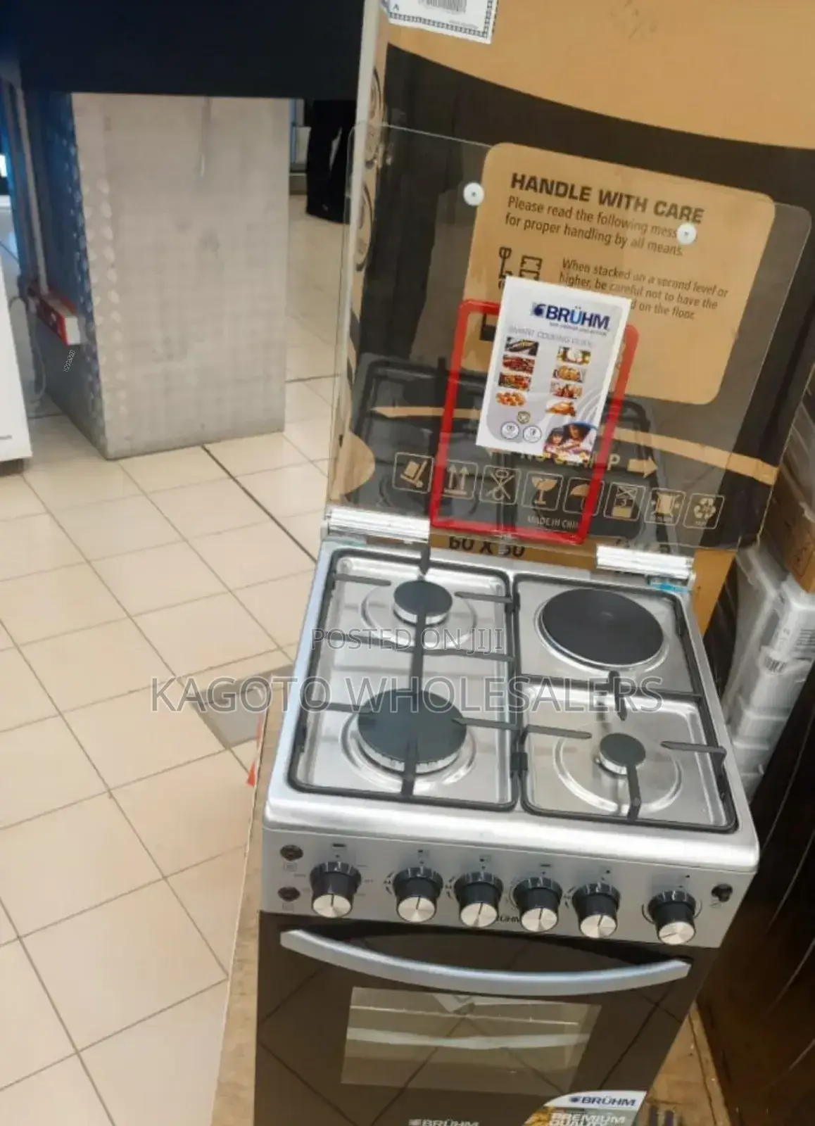 50*60 Bruhm 3g+1e Standing Cooker B*3h