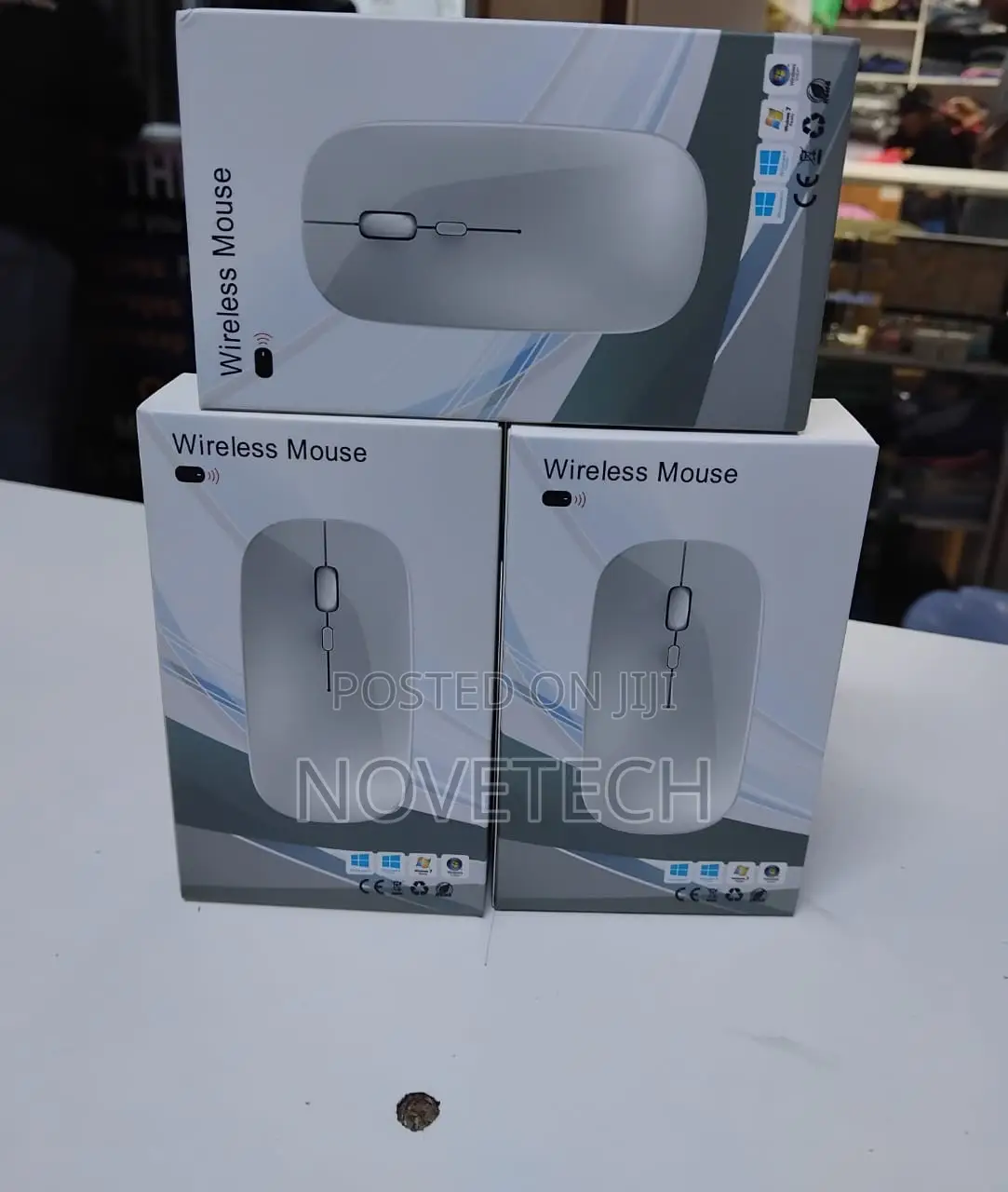 Wireless Bluetooth Mouse – Rechargeable, Silent, Dual Mode