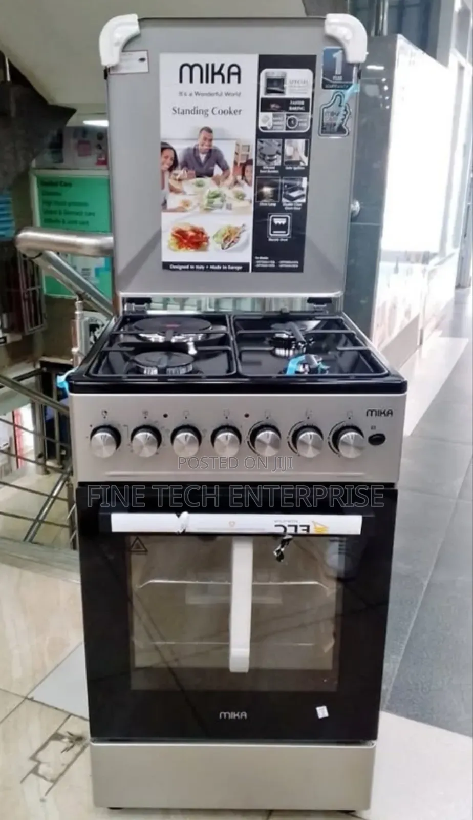 Mika 50*60 3+1 Cooker With Jet Valve.