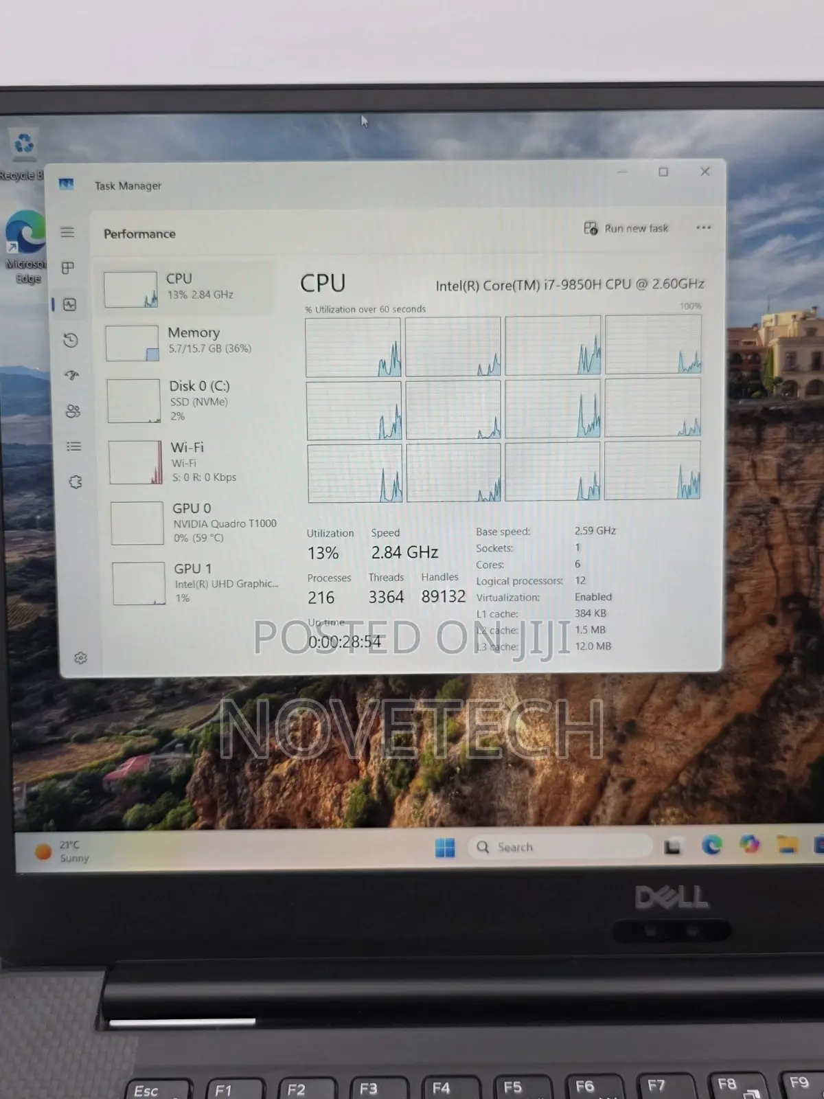 Laptop Dell Precision 5540 32GB Intel Core I7 SSD 512GB