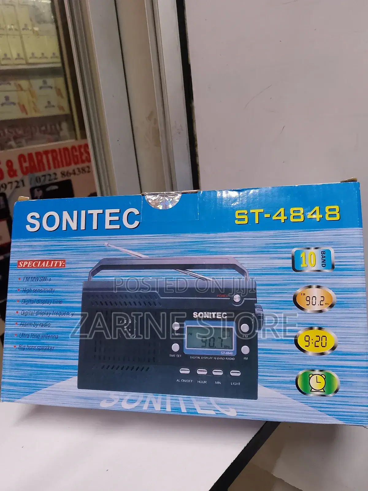 Sonitec St-4848 Portable Radio Speaker With High Sensitivity