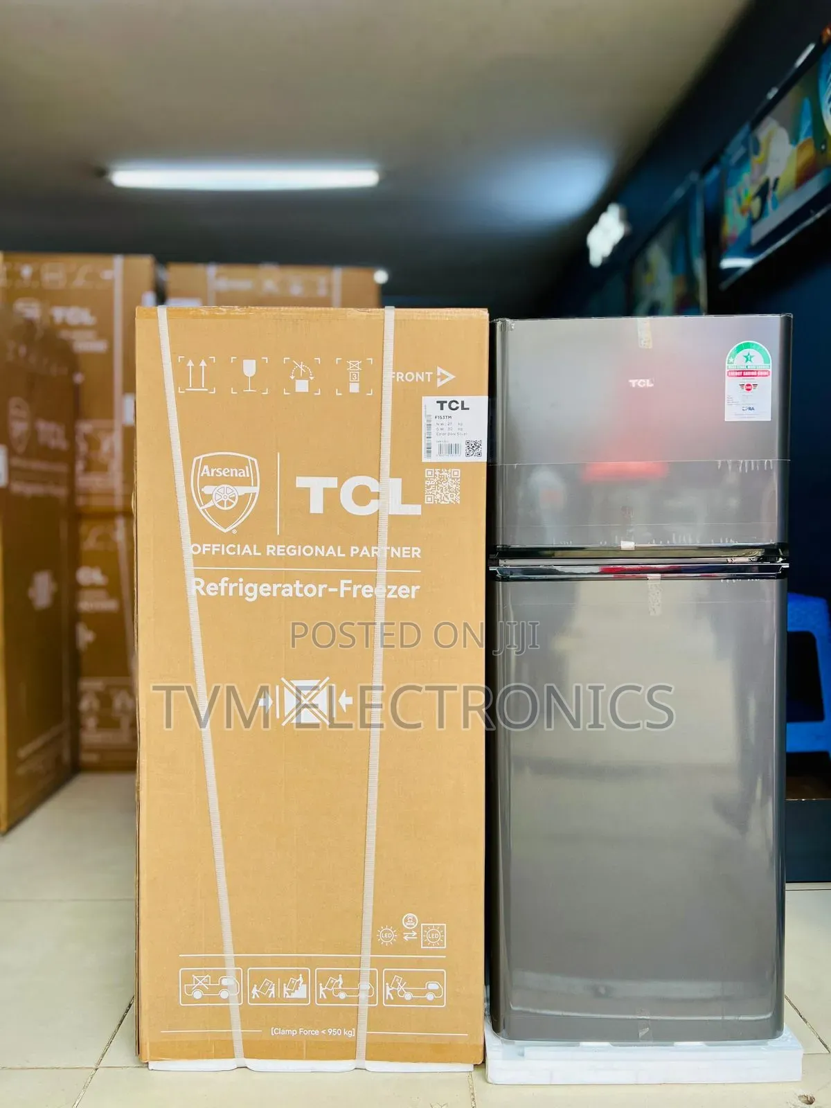 TCL Fridge F153tm 113l Double Door Refrigerator