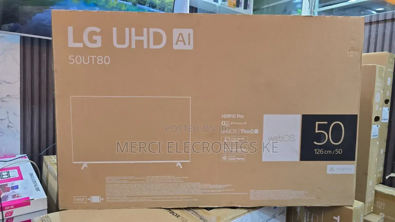 Lg 50 Inch 50ut80 Smart Tv With Ai Upscaling Audio
