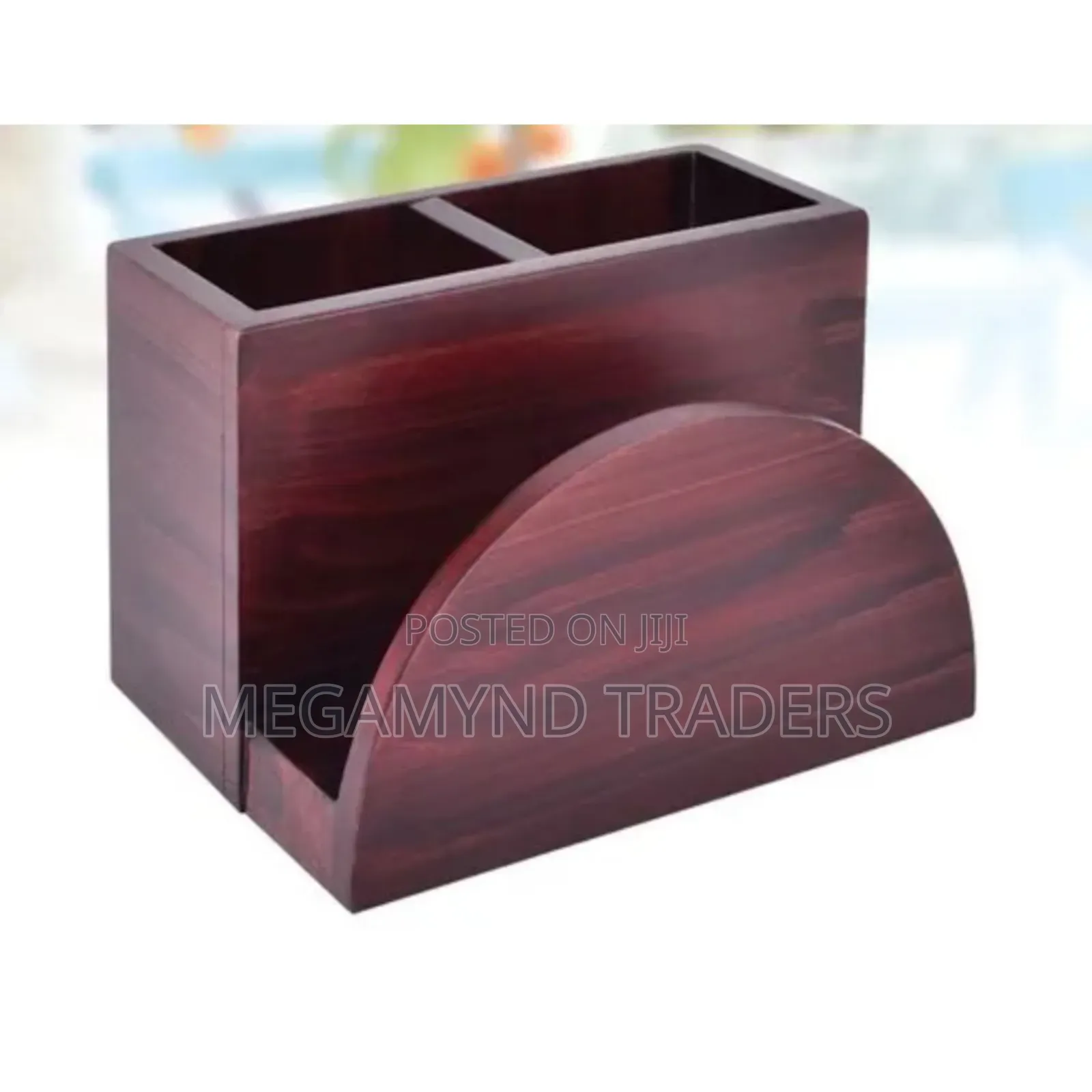 Wood Napkins and Double Cutlery Stand/Cutlery Holder