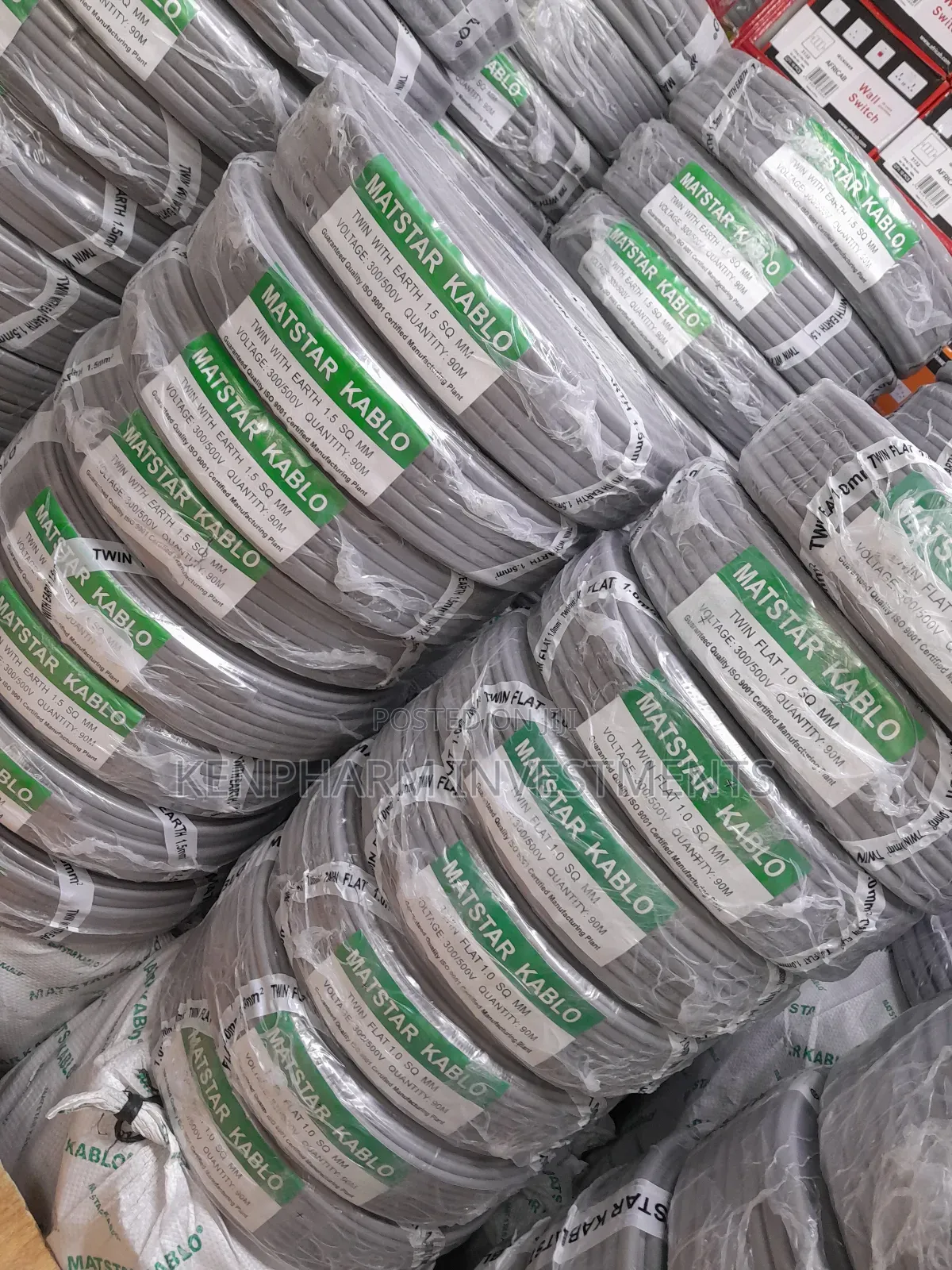 1.5mm Twin With Earth Electrical Cable, 90 Meters: Tw1027