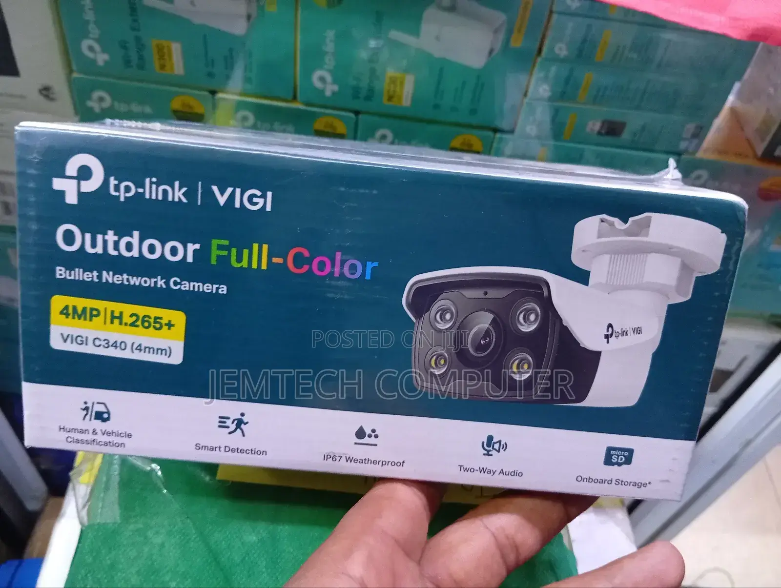 Tp Link Vigi C340 4mp Outdoor Full-Color Bulletcamera
