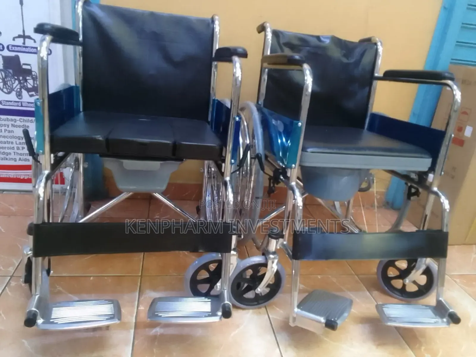 Wheelchair With Commode Seat, Standard Wheelchair; Stc001