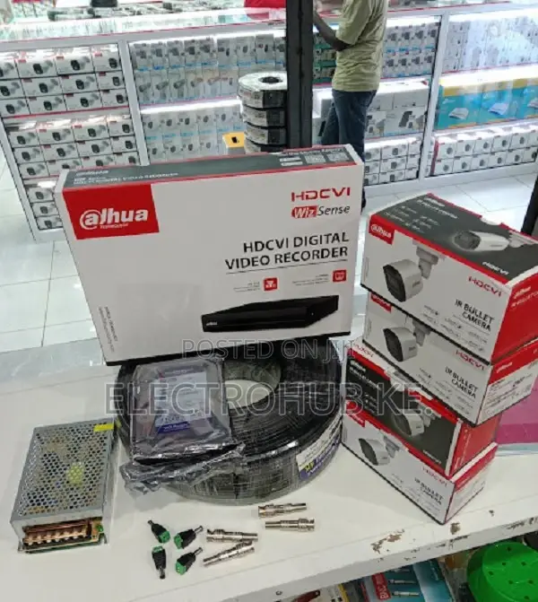 Dahua CCTV Security Cameras / Dahua 4 Channel Kit
