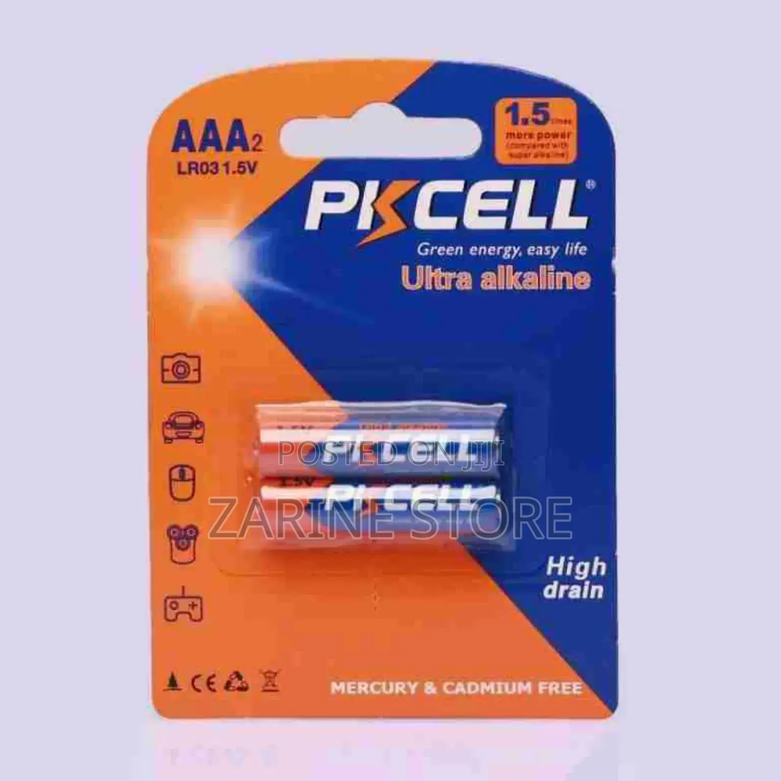 1.5v Triple A Alkaline Battery Disposable Pkcell