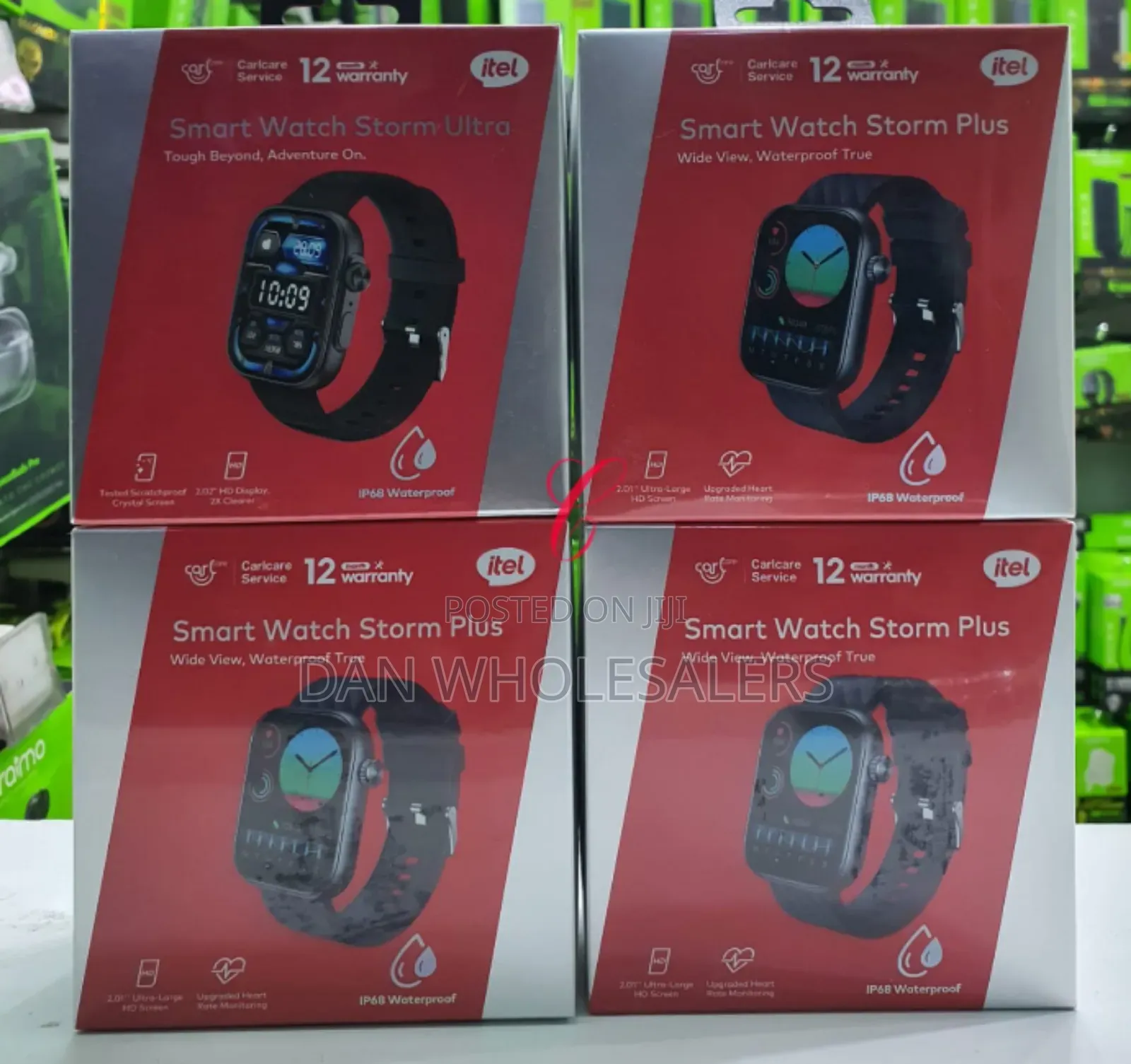 Itel Storm Plus Isw-015 2.01inch Ip68 Bt Calling Smart Watch