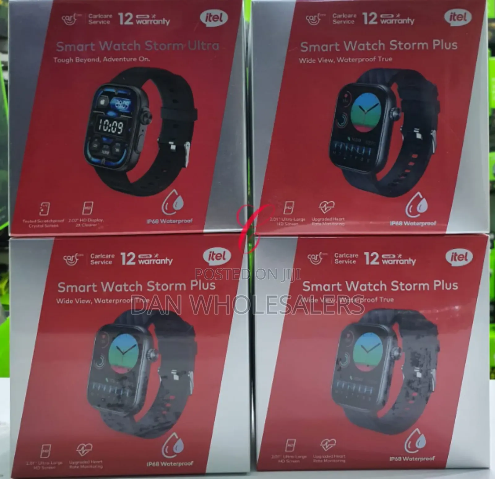 Itel Storm Plus Isw-015 2.01inch Ip68 Bt Calling Smart Watch
