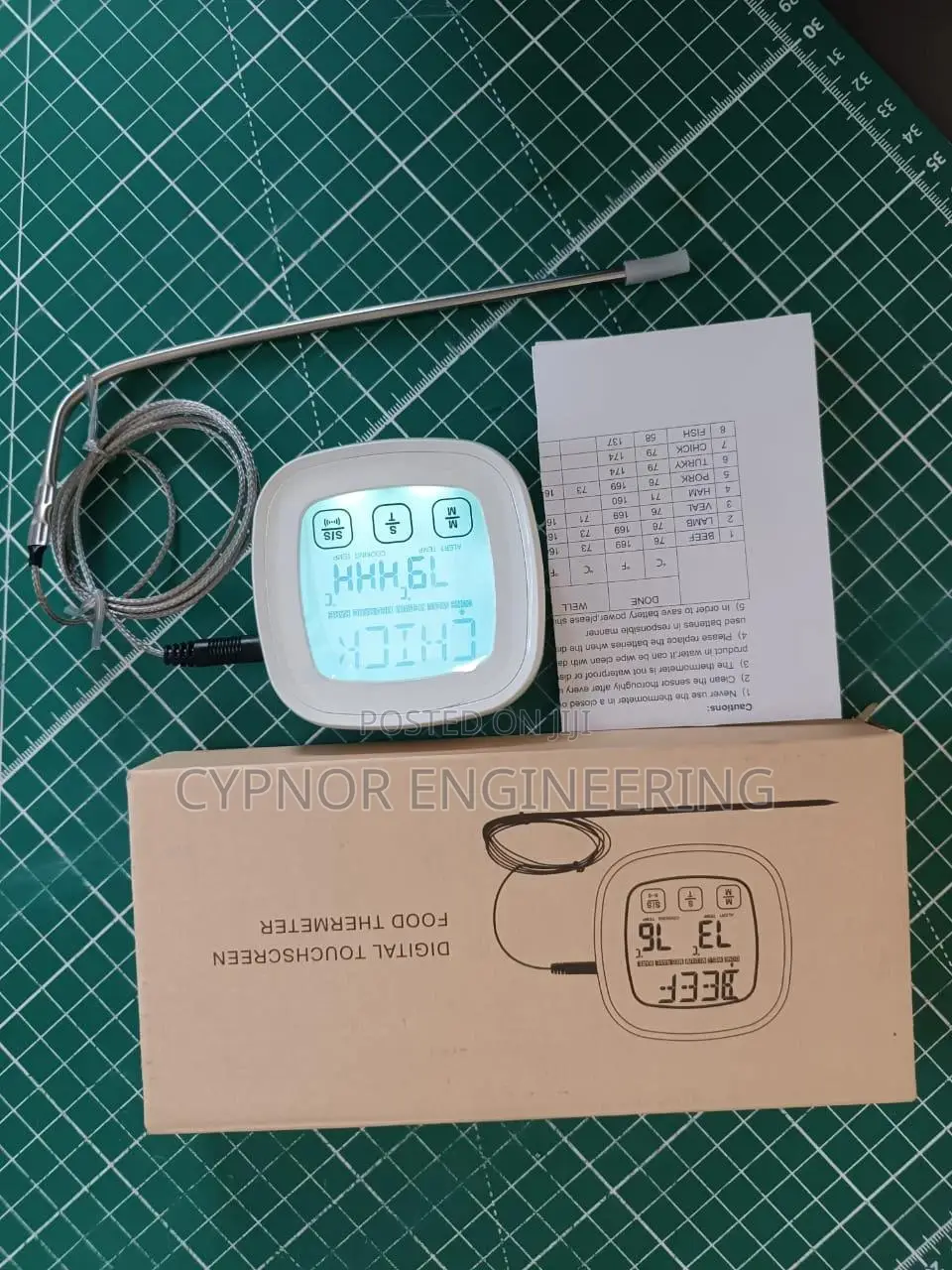 Kitchen Thermometer With Timer