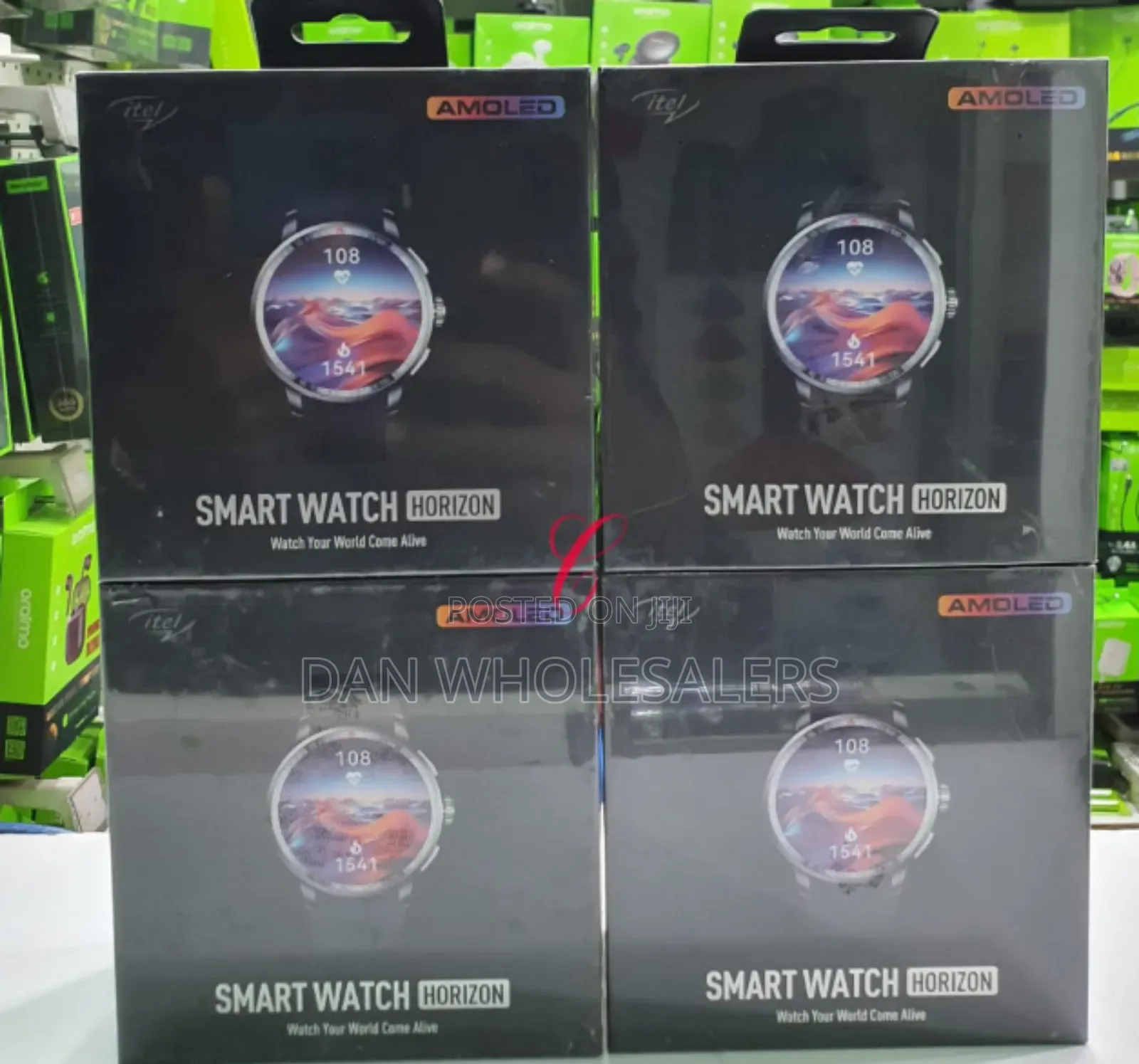 Itel Horizon Isw-N8 1.43"Amoled* Smart Watch Rubber Straps