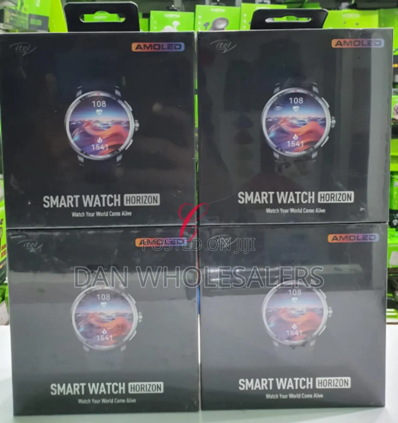 Itel Horizon Isw-N8 1.43"Amoled* Smart Watch Rubber Straps
