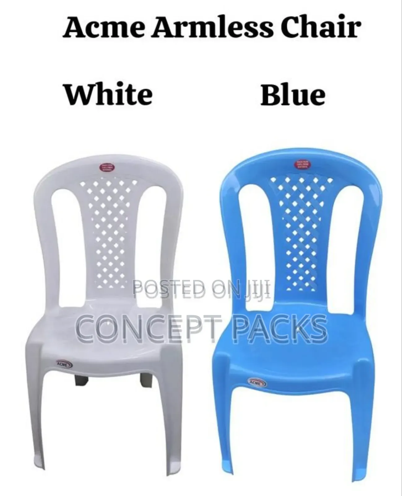 Acme Armless Chair.