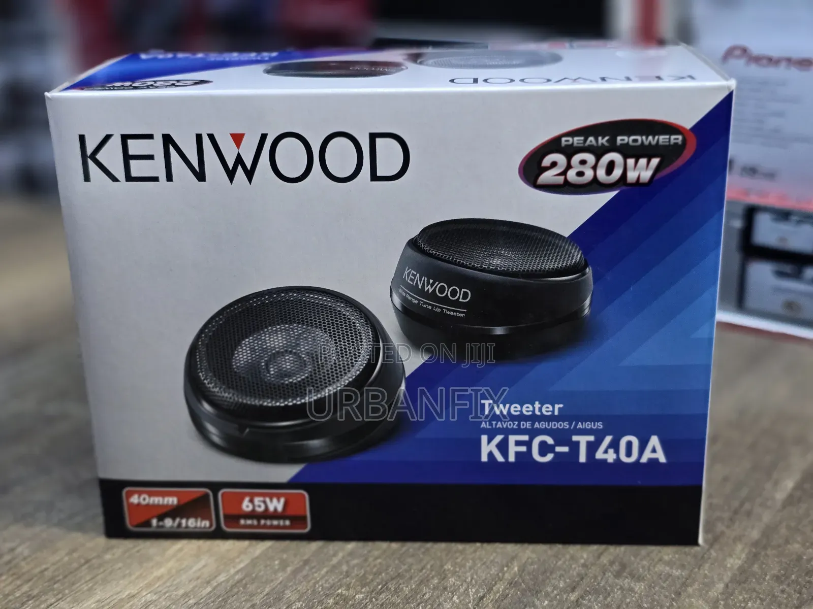 Kenwood 280watts (65watts Rms) 40mm Powerful Dome Tweeters