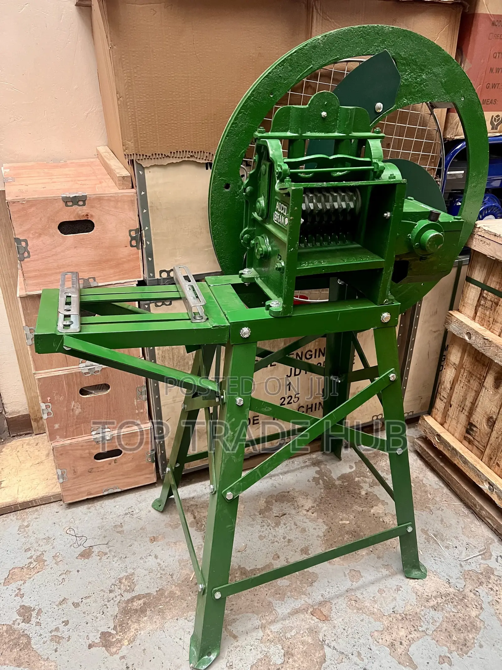 Brand New Aico Chaff Cutter Machine 3 Blade Without Motor