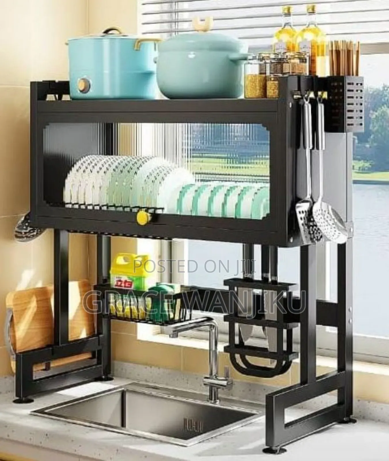Double Sink Rack