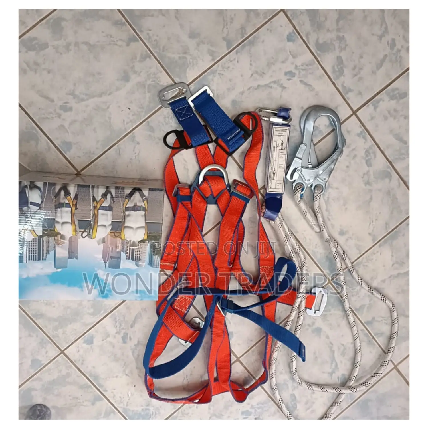 Fullbody Harness With Back Support Back.