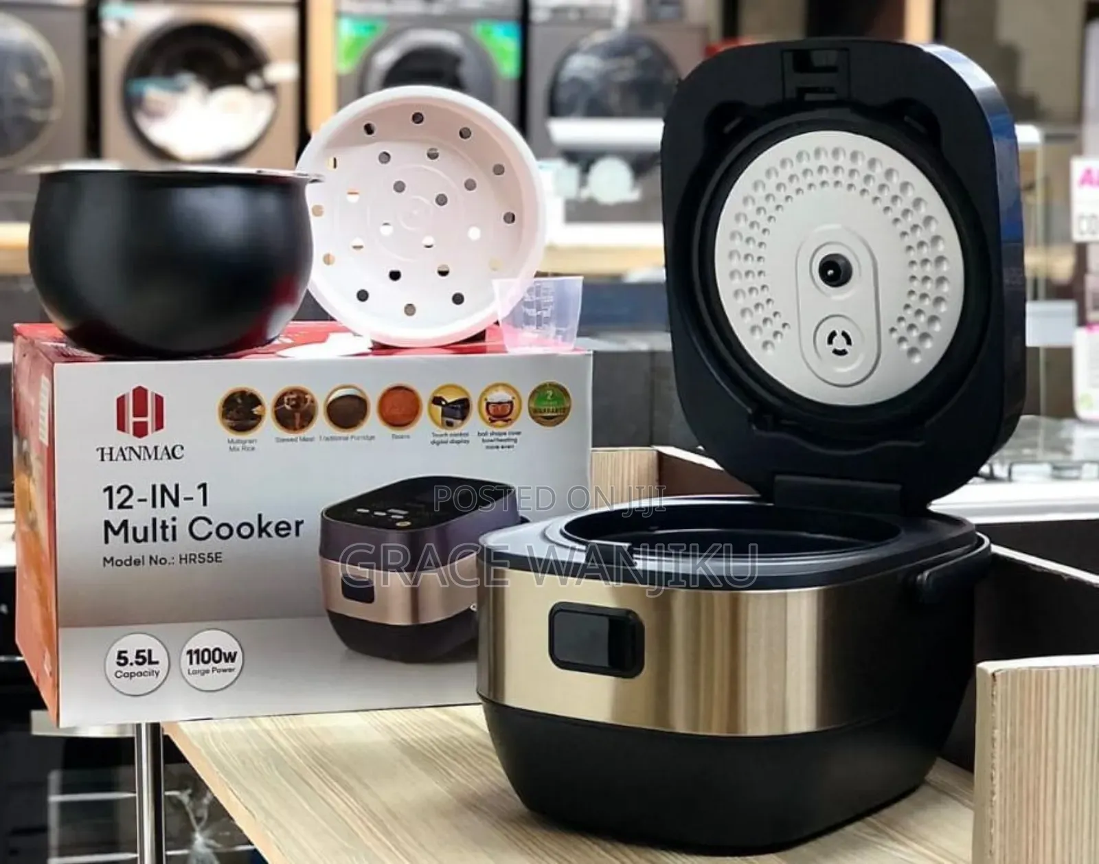 12 in 1 Hanmac Multi Cooker 5.5l