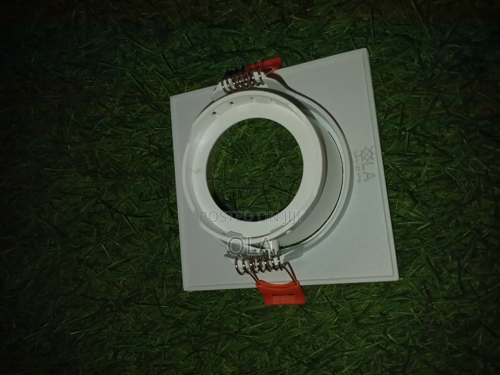 Recessed Single Square Ring for Gu10.White.