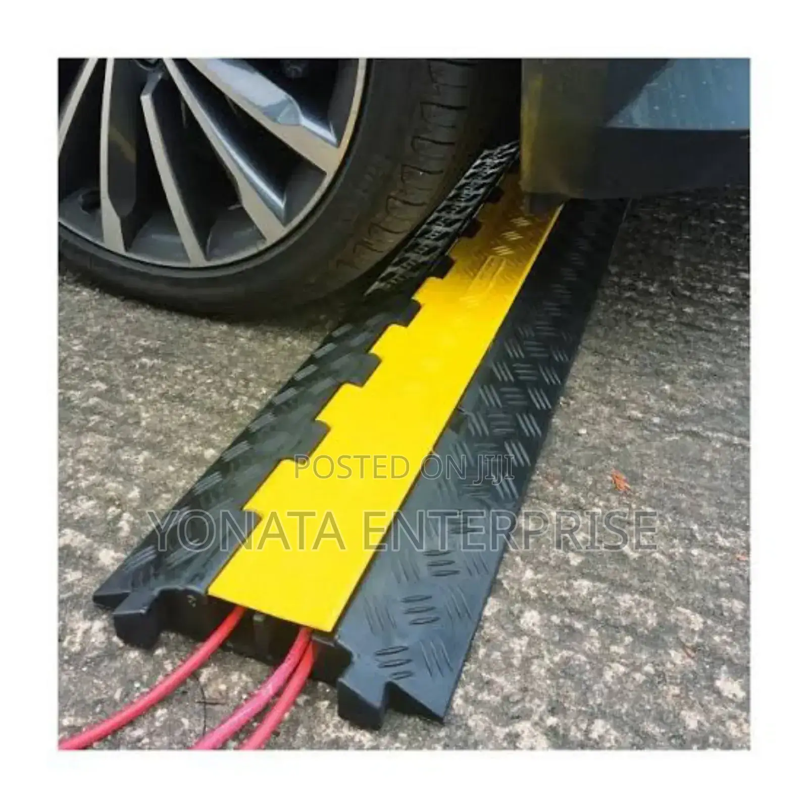 Outdoor 2-Channel Rubber Cable Protector (Heavy Duty)