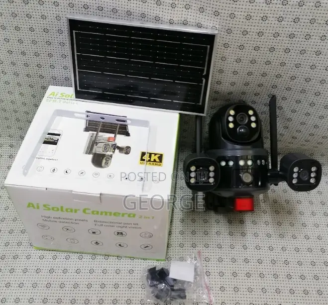 #View Point 360 Degrees Rotating Solar CCTV Camera