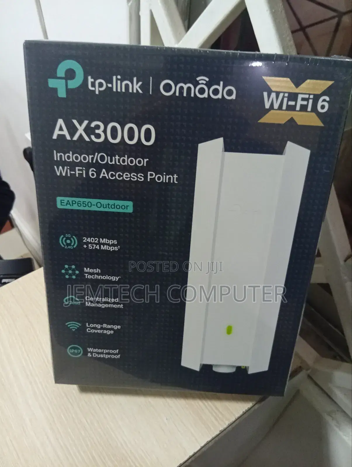 Tp Link Eap650 Access Point Ax3000 Indoor/Outdoor Wifi 6