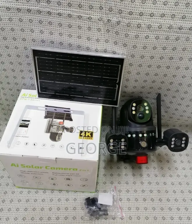 Ai 4g Multi Lens Solar CCTV Camera