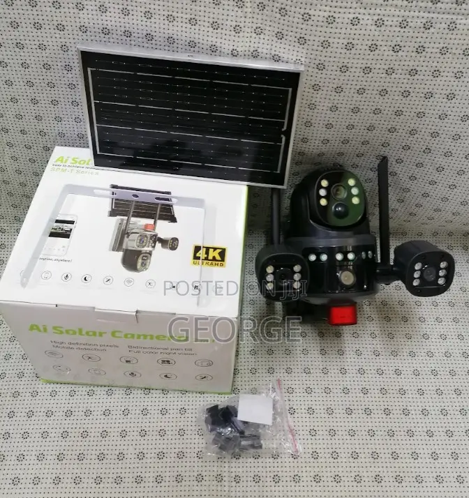 Ai Solar Security Camera 4g Dual Lens -
