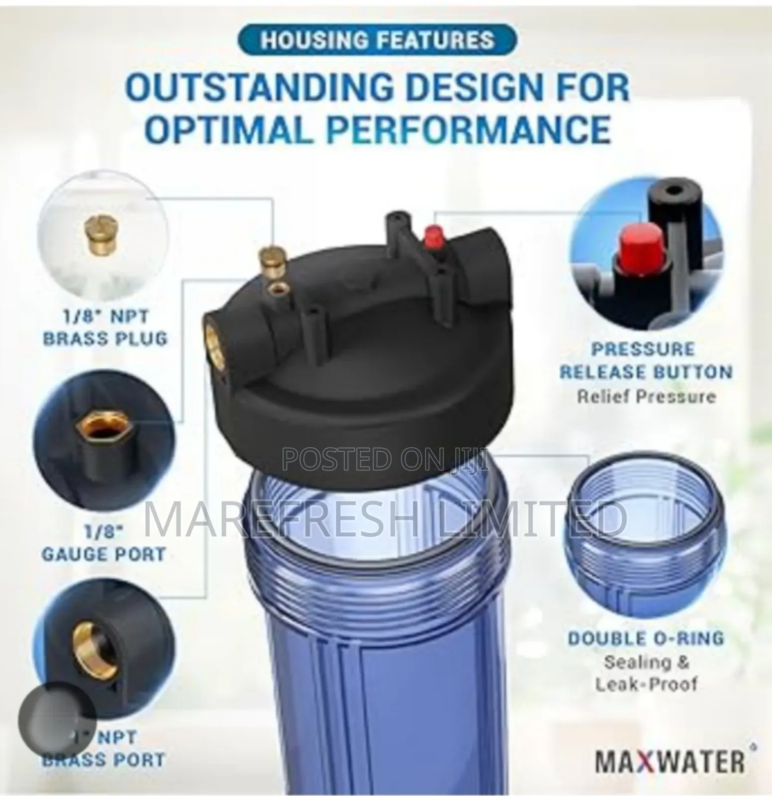 Jumbo Clear Filter Housing 20
