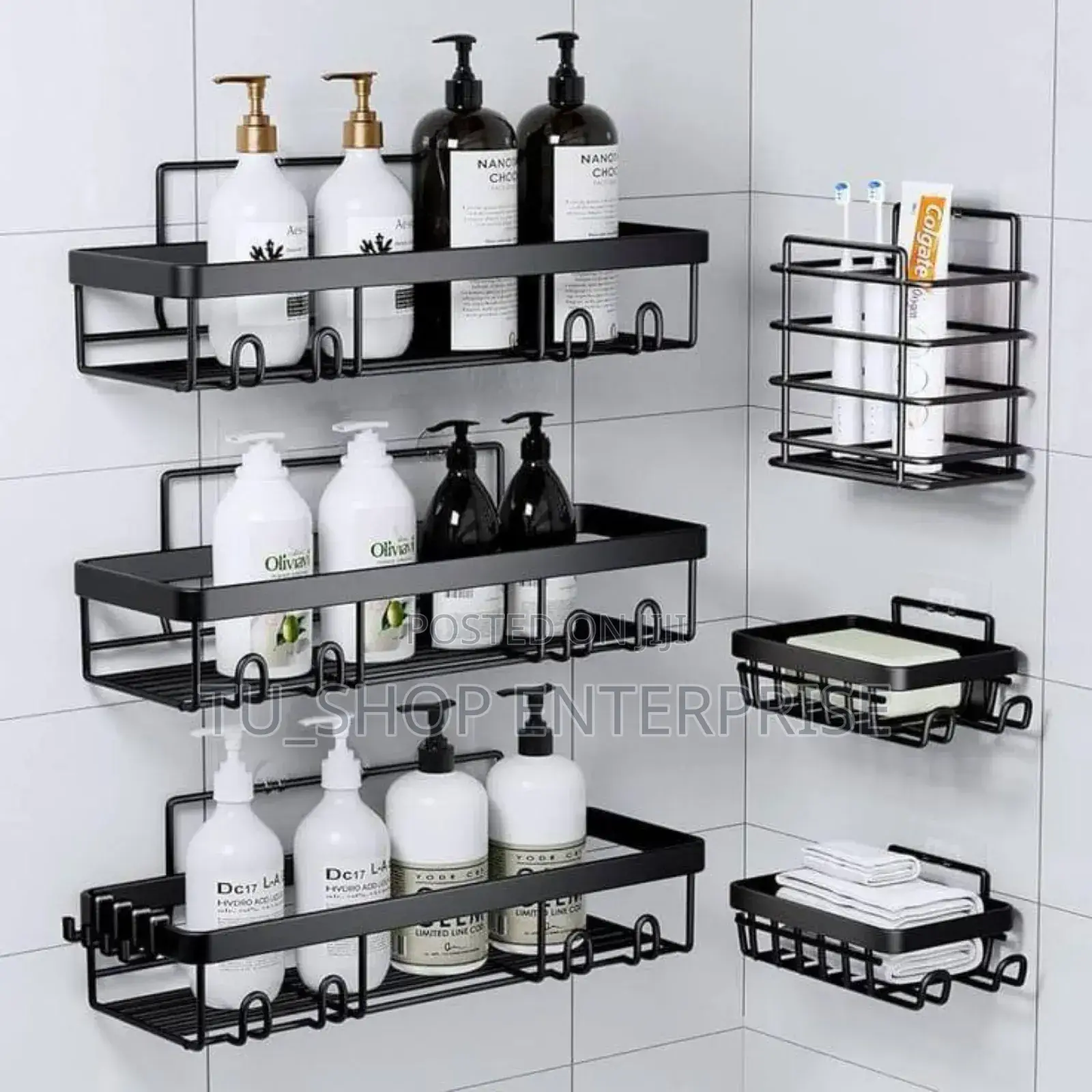 *Set of 6 Shower Caddy Shelf/Bathroom Organizer*