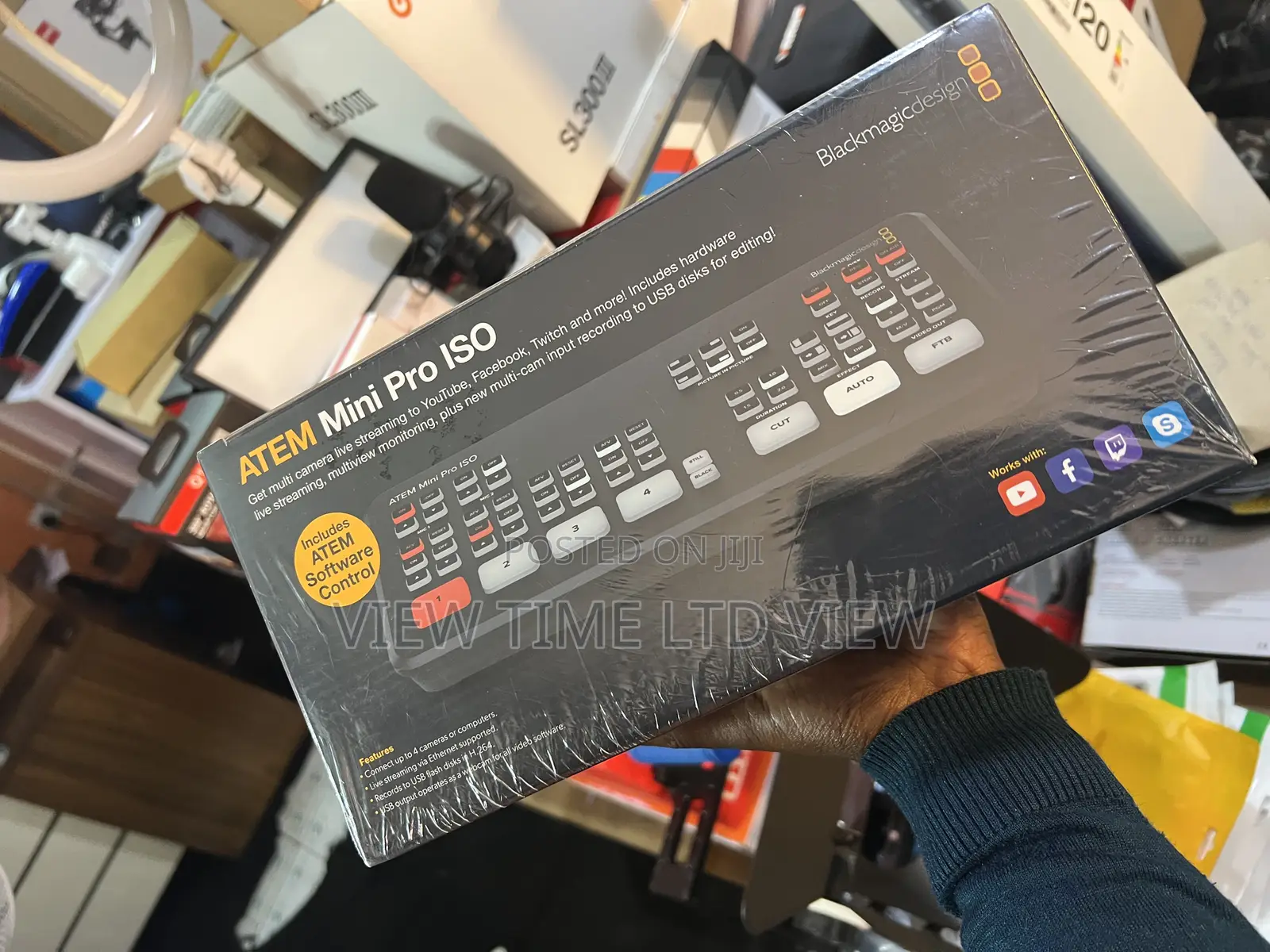 Blackmagic Design Atem Mini Pro Iso Hdmi Video Switcher
