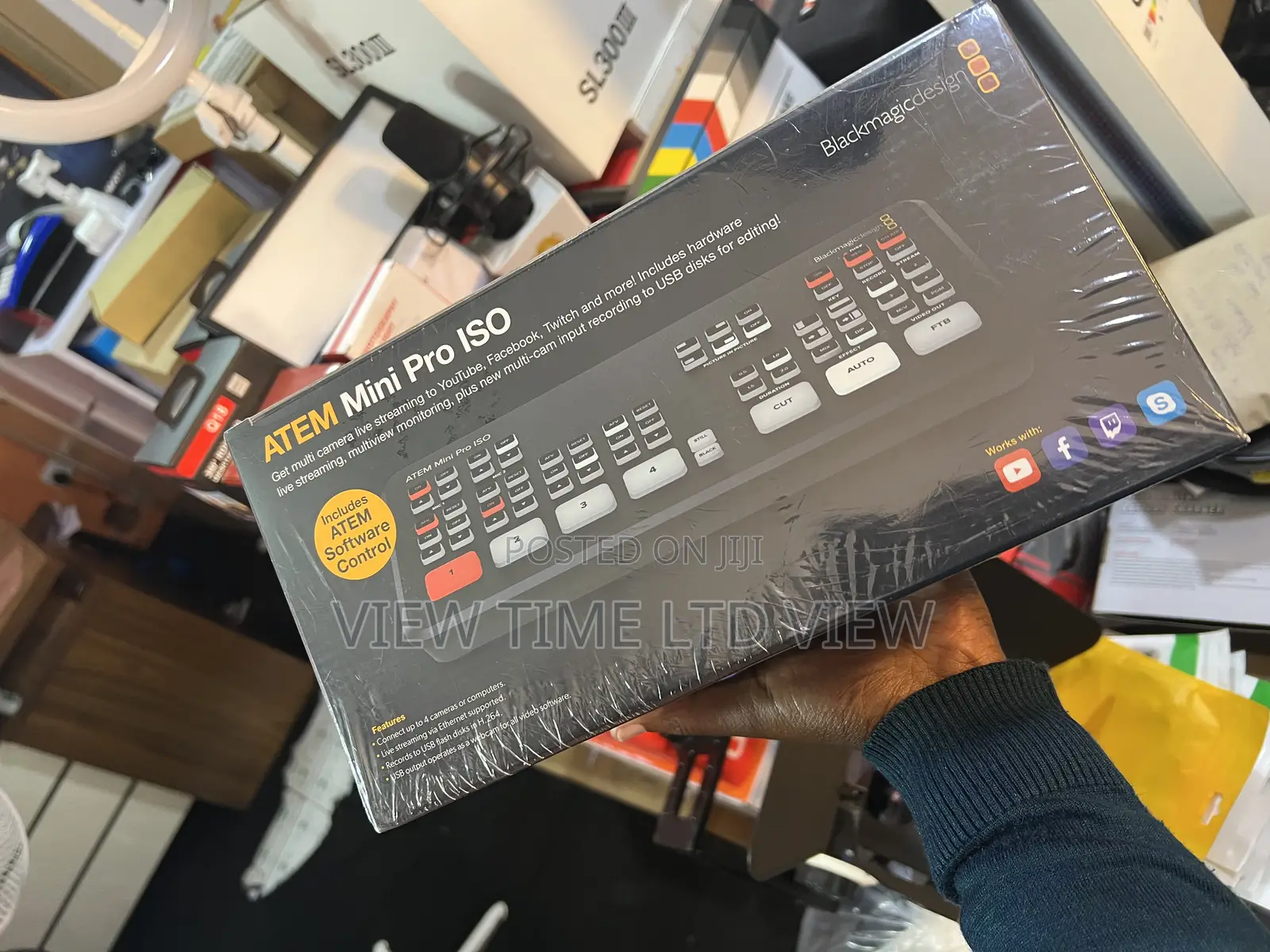 Blackmagic Design Atem Mini Pro Iso Hdmi Video Switcher