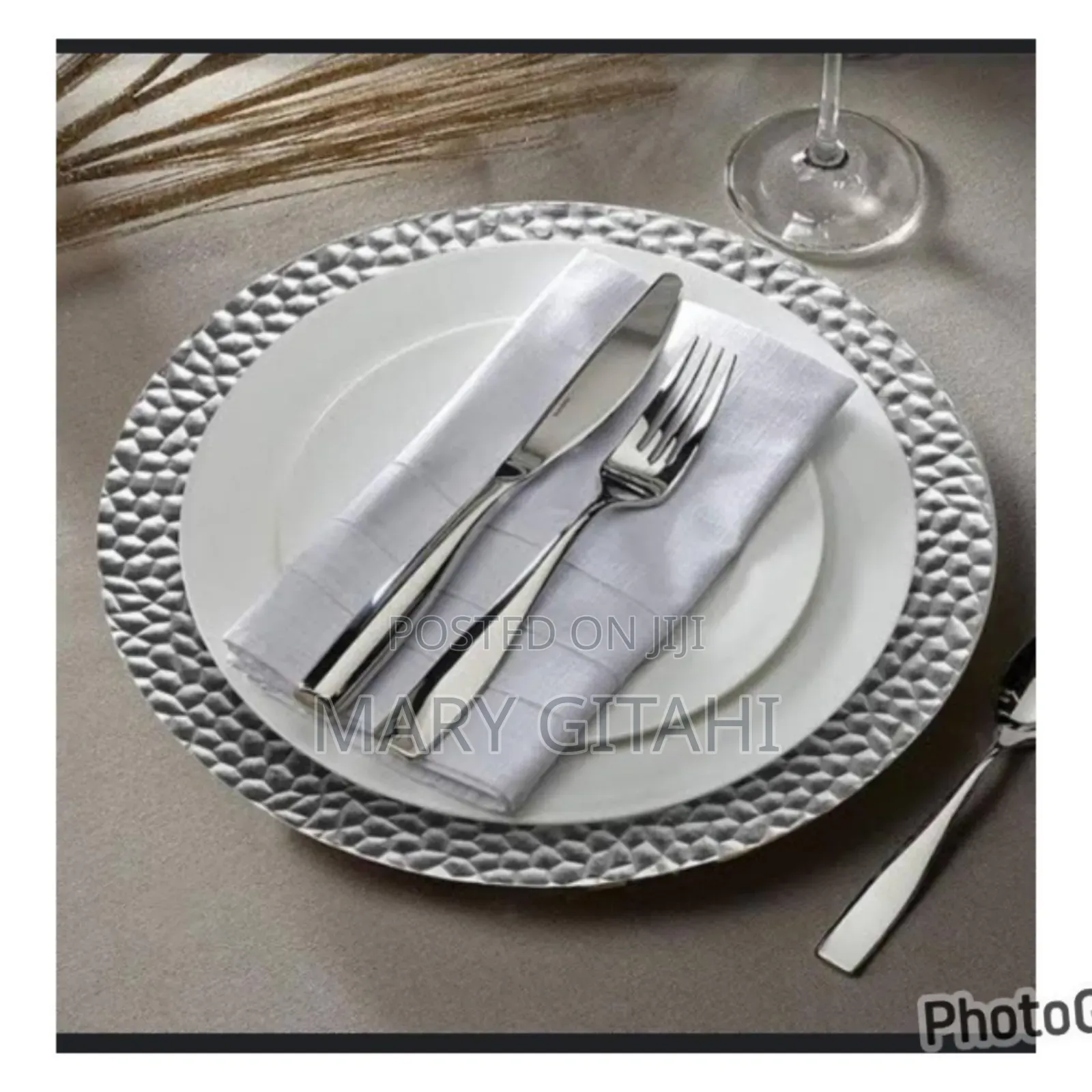 Charger Plates Available*