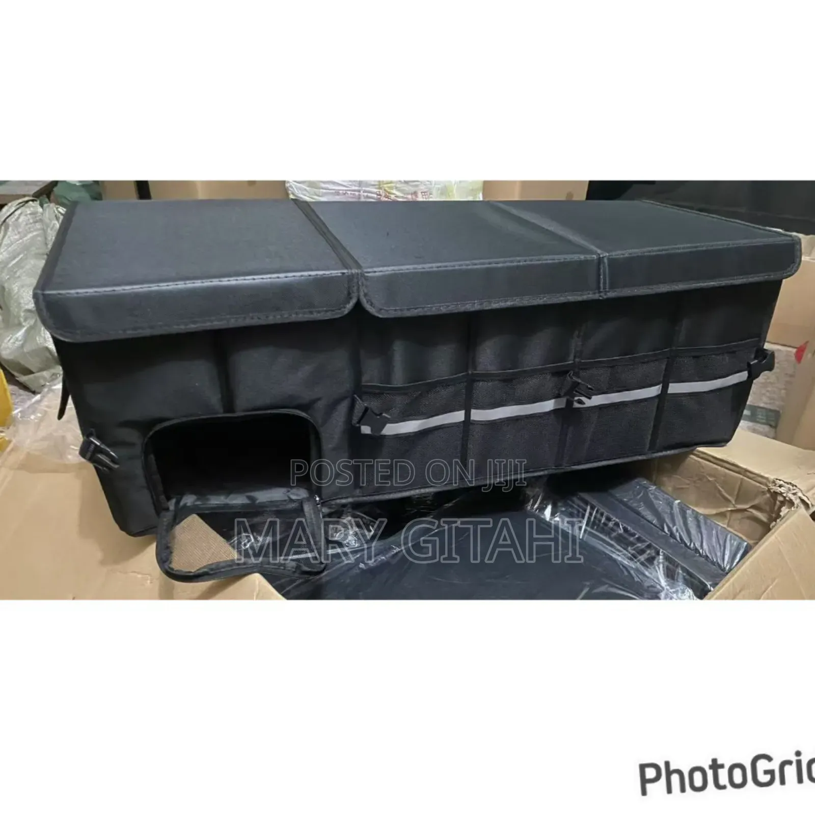 90*35*30cm* ~Black Heavy Duty Boot/Car Organiser