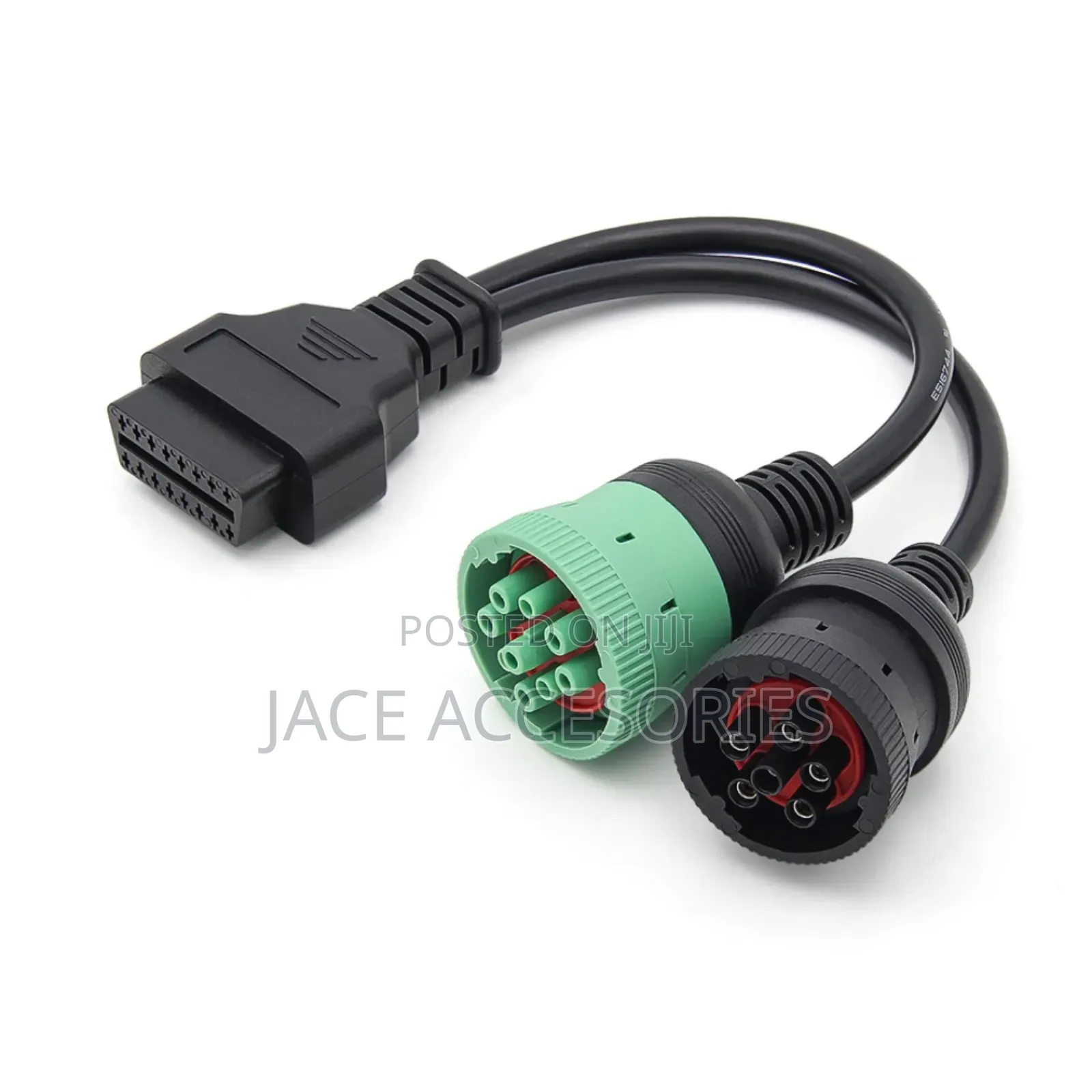 16pin Obd2 Interface To J1708 6pin   9pin Heavy Duty Truck