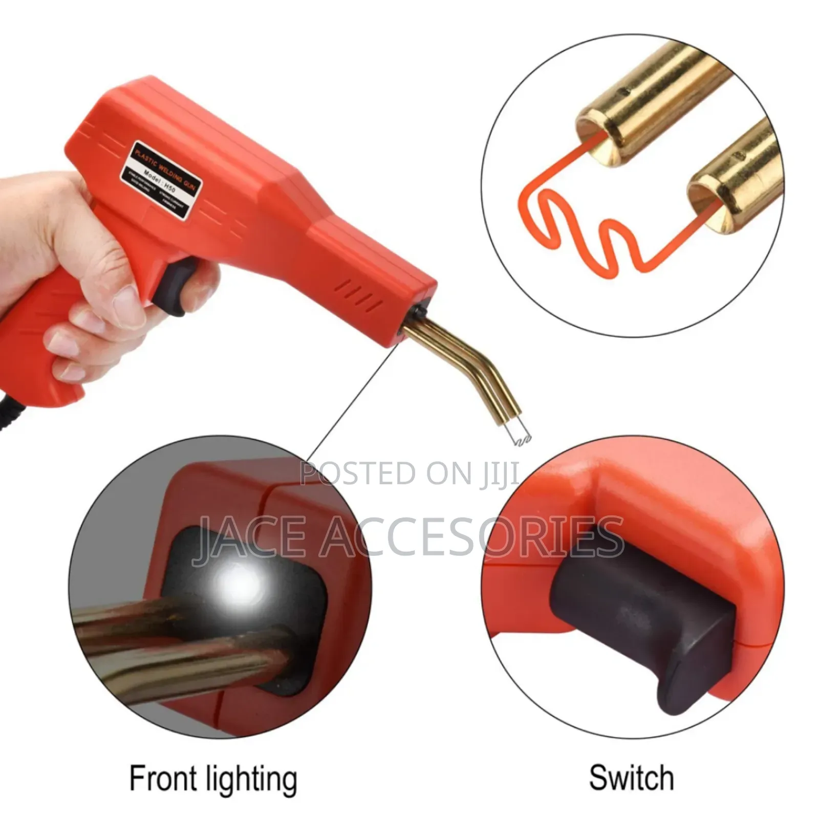 H50 50w Car Bumper Repair Tools Plastic Welding Gun