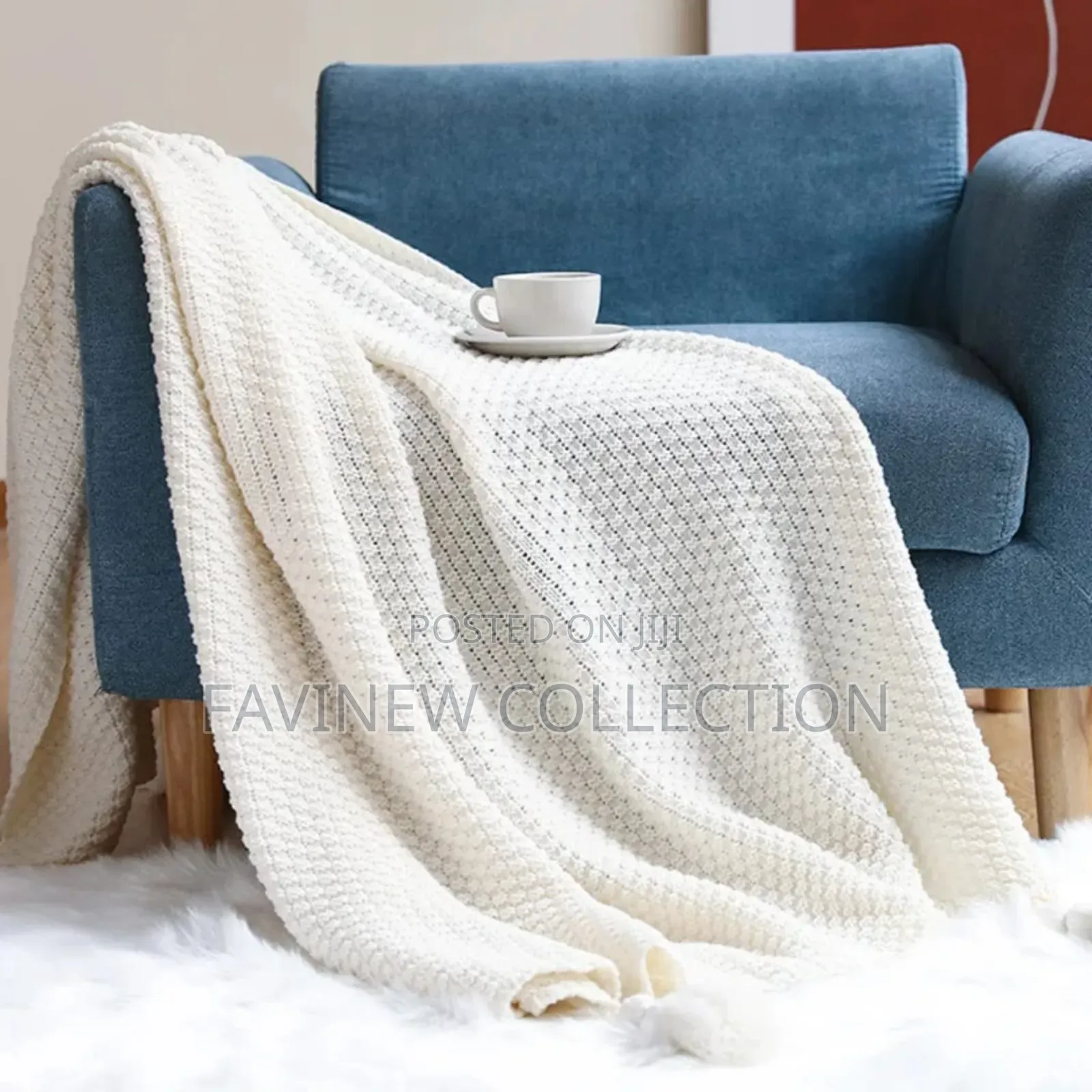 High Quality Knitted Throw Blanket