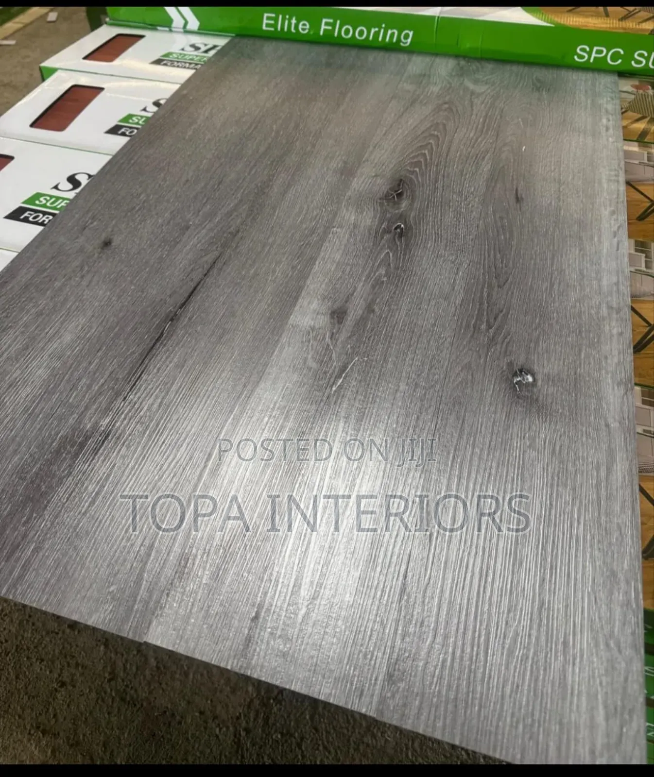 Water Resistant Wooden Look LVT Flooring Carpets