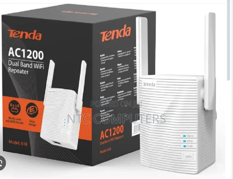 Tenda A18 Ac1200 Dual Band Wi-Fi Range Extender