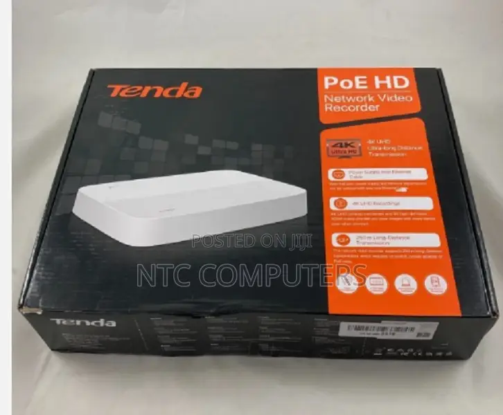 Tenda N6p-4h 4-Channel Poe Hd Network Video Recorder