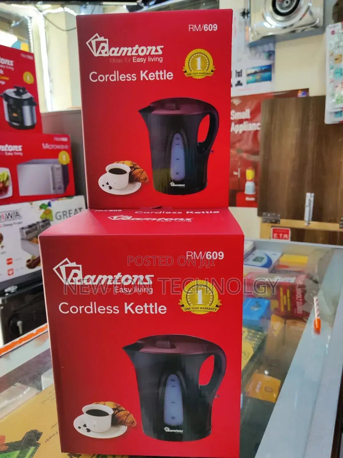 *Ramtons Cordless Kettle 1.7litres Rm609