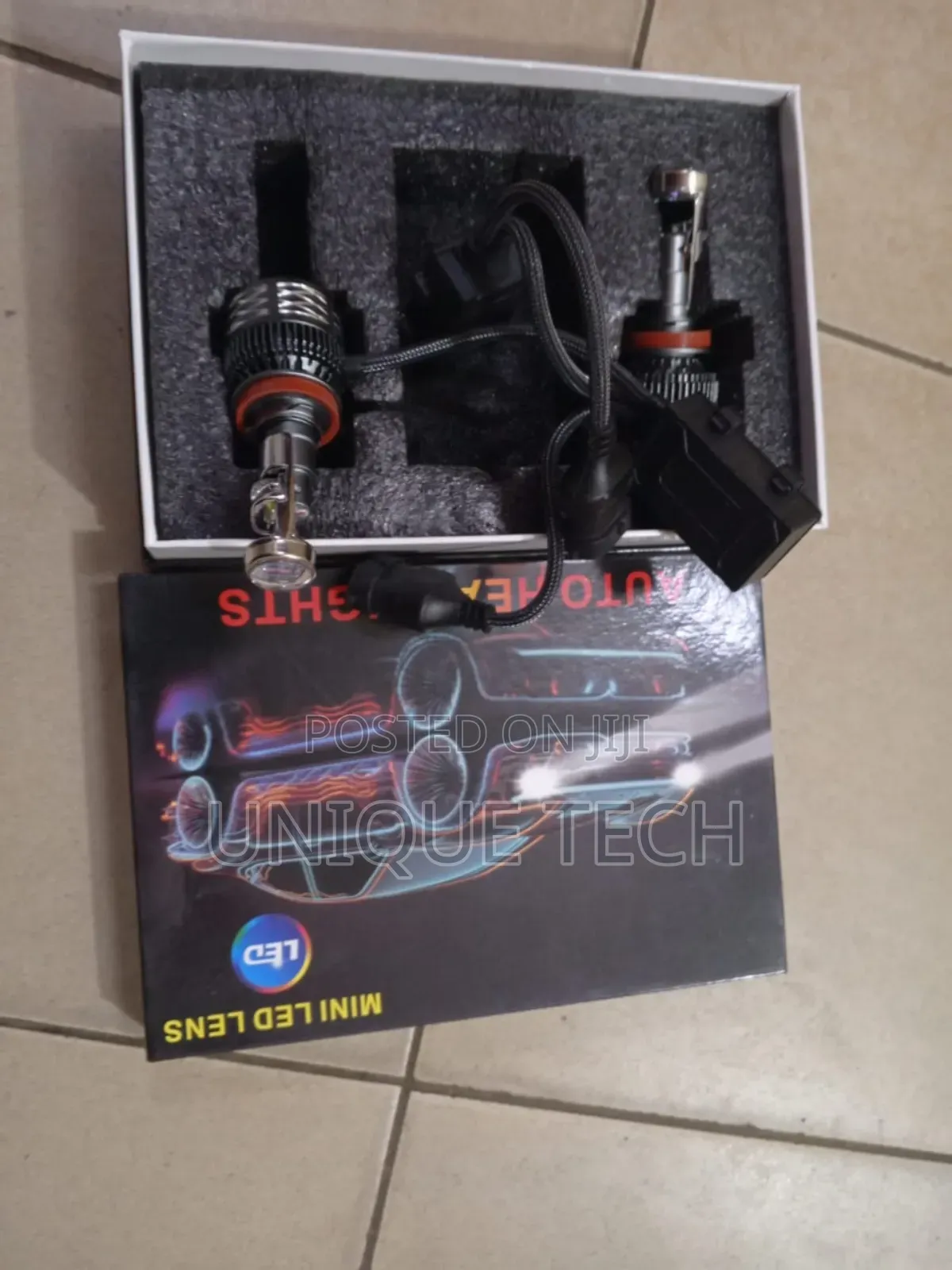 2 Pc Universal Mini Led Headlamp Bulbs