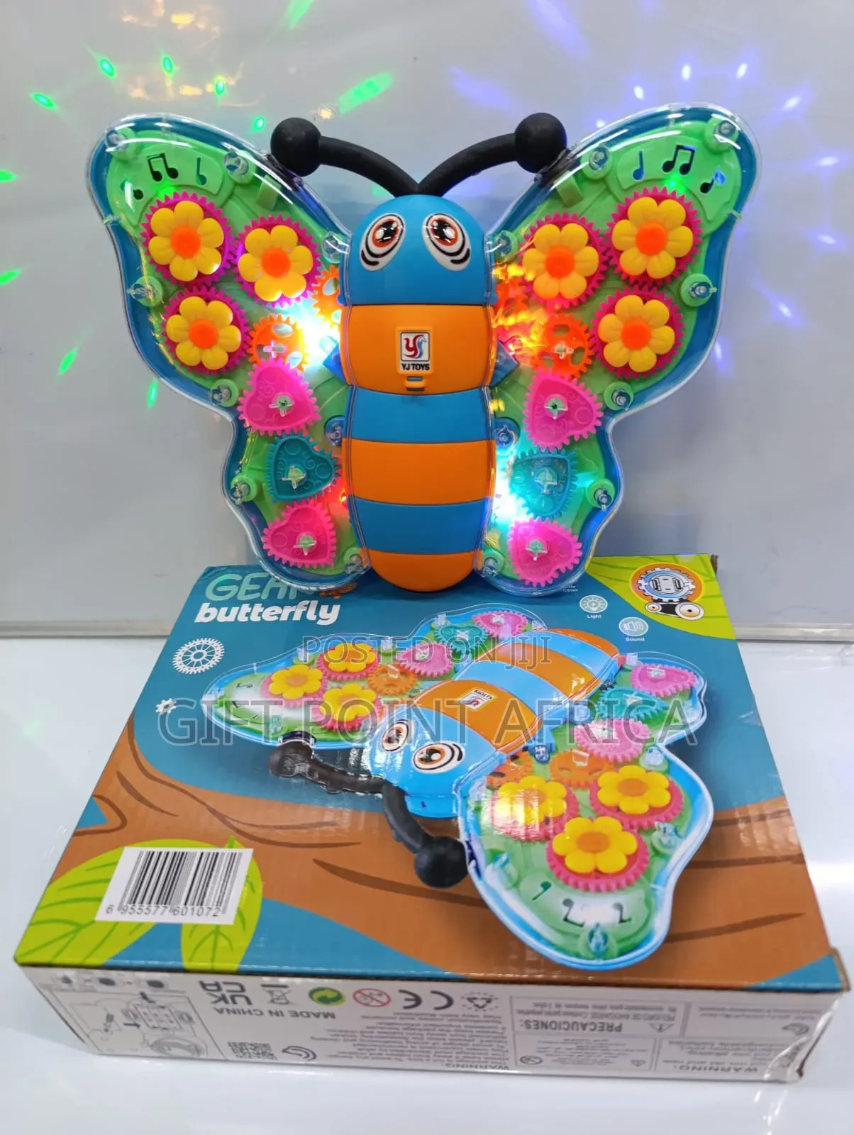 Battery Operated Butterfly Toy Car For Kids