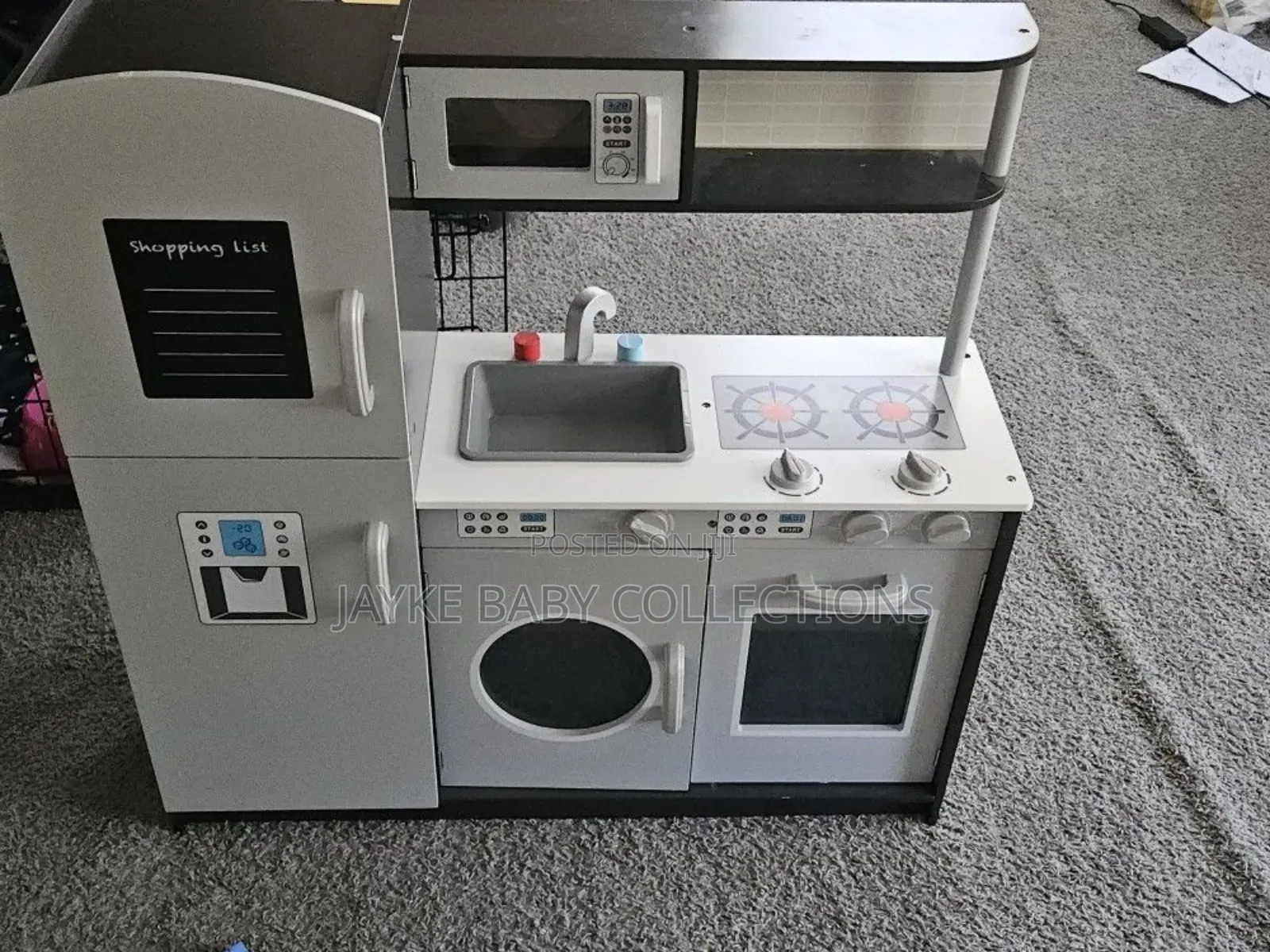 Wooden Pretend Kitchen Set